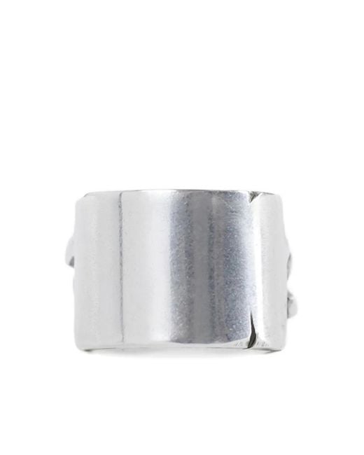 Anello Ire di Ann Demeulemeester in White da Uomo