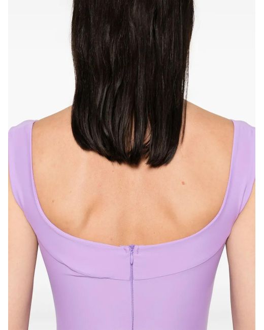 Atu Body Couture Purple Body Mit Eckigem Ausschnitt
