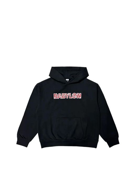 Babylon LA Blue Hoodie À Poche Frontale for men