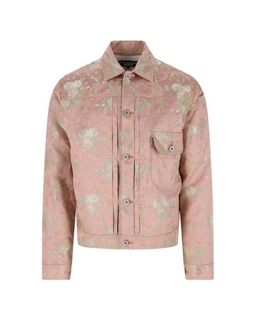 Junya Watanabe Pink Regular-Fit Denim Jacket for men