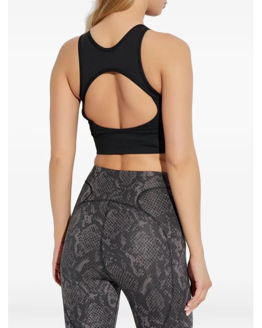 Adidas By Stella McCartney Black Sport-BH mit Neckholder