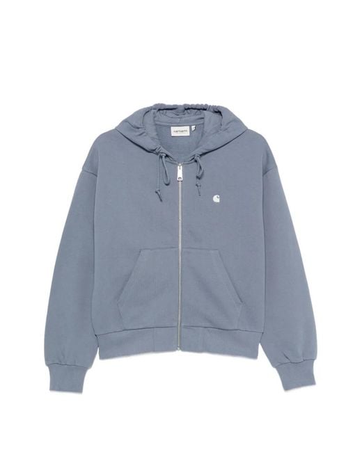 Carhartt Blue Casey Zip-Fastening Hoodie