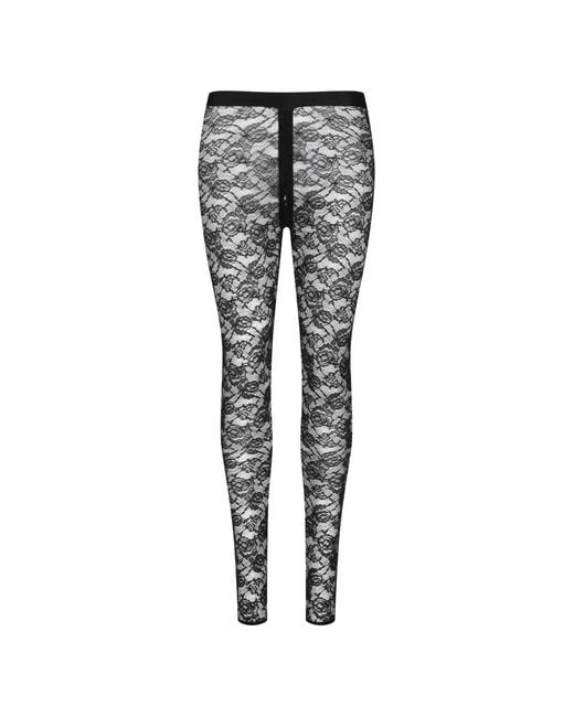 Maison Close Gray Flashback Leggings Socks