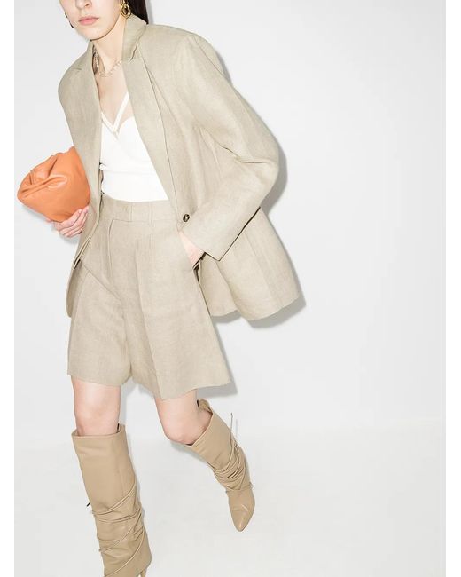 Remain Natural Kit Linen Bermuda Shorts