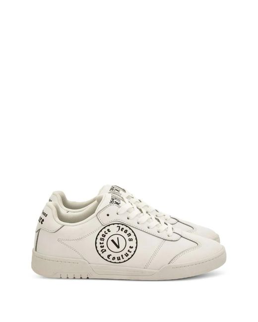 Versace Jeans Couture White Brooklyn Sneakers for men