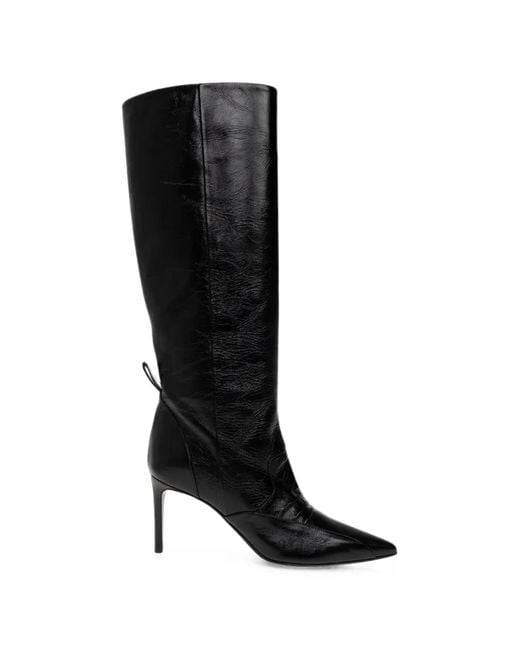 IRO Black Neo Davyn Leather Boots