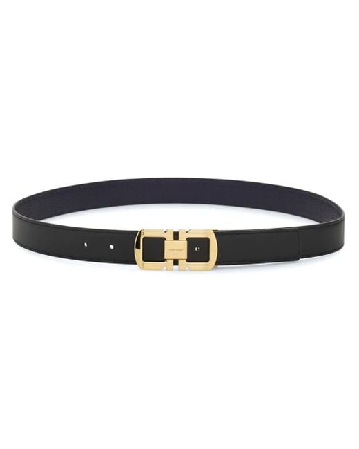 Ferragamo Blue Reversible Leather Belt for men