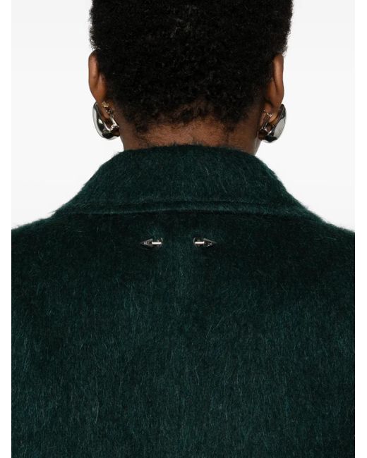 Patrizia Pepe Green Single-Breasted Coat