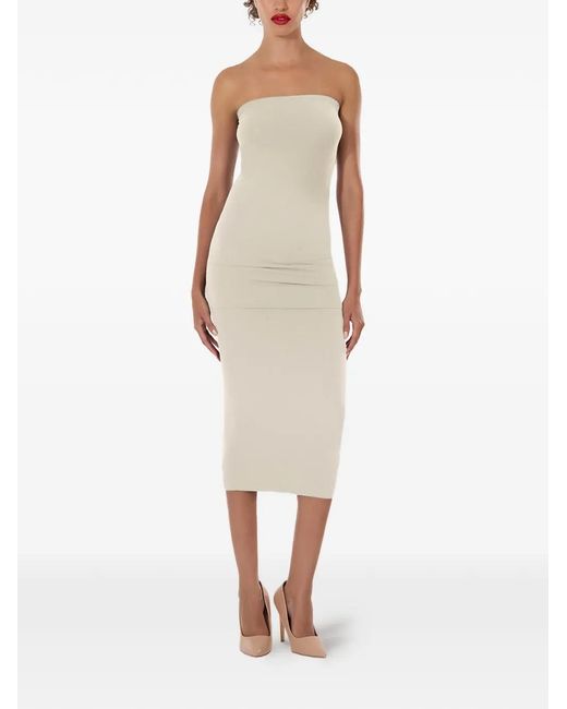 Wolford Fatal Strapless Dress in White | Lyst