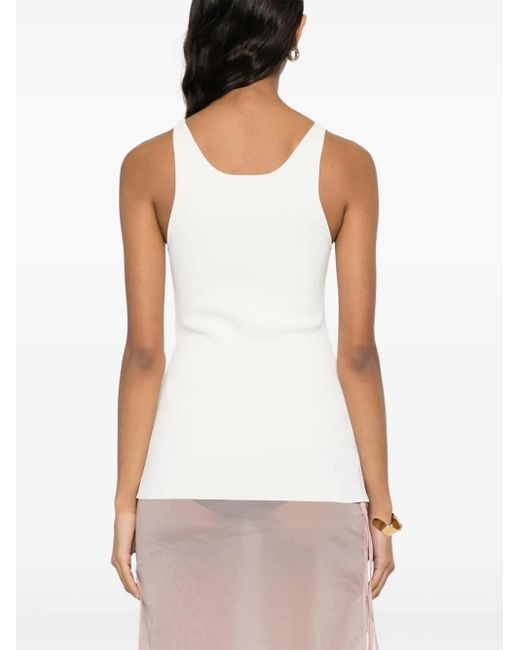 Totême  ファインニット タンクトップ White
