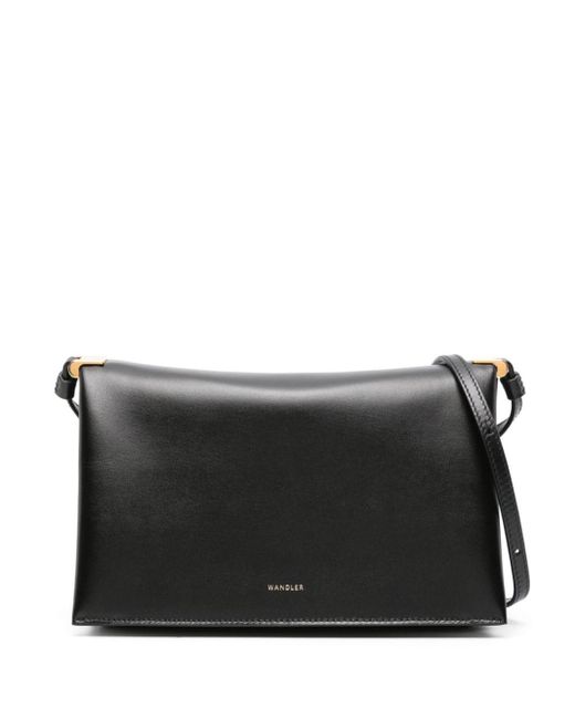 Uma Black Leather Crossbody Bag