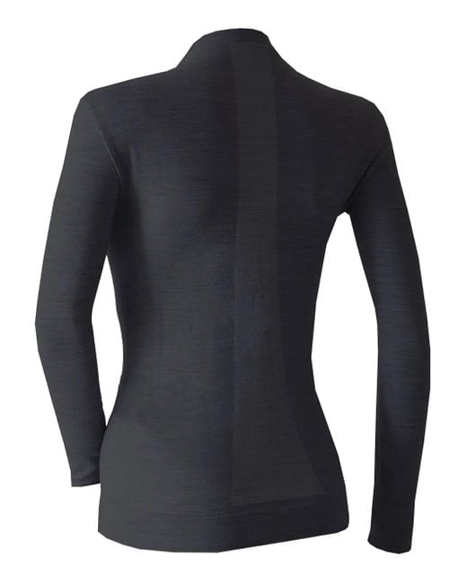 Riday Black Long-Sleeve Base-Layer Top