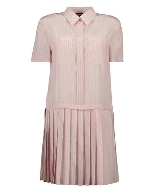 Versace Pink Silk Dress