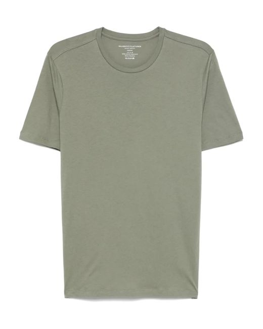 メンズ Majestic Filatures ラウンドネック Tシャツ Green
