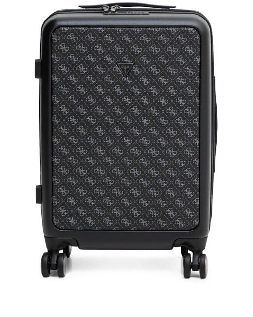 Guess Black 4g-logo luggage for men