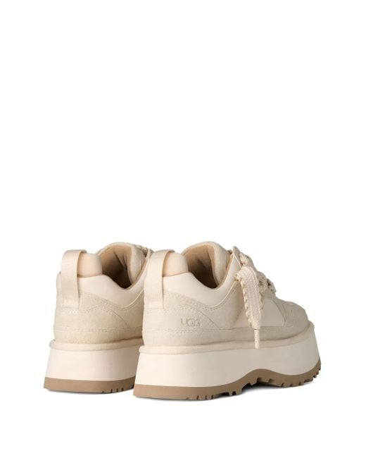 UGG Astromel Platform Sneakers in Natural | Lyst