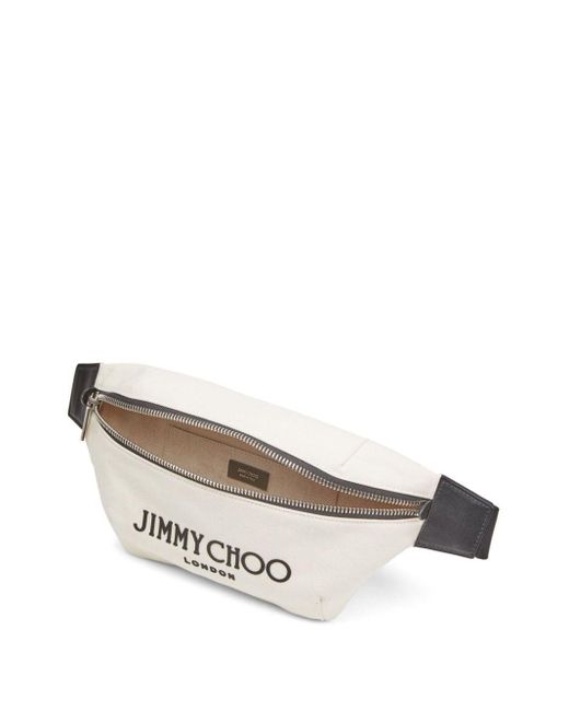 Jimmy Choo Finsley Gürteltasche mit Logo in White für Herren