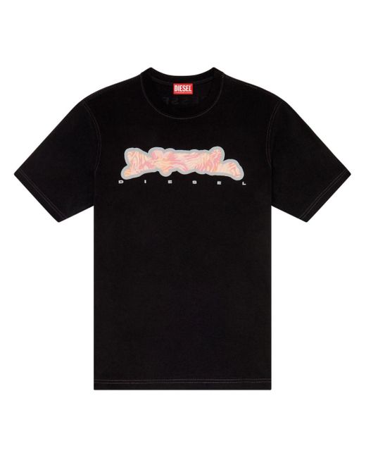 T-shirt T-JUST-N16 à imprimé graphique DIESEL pour homme en coloris Black