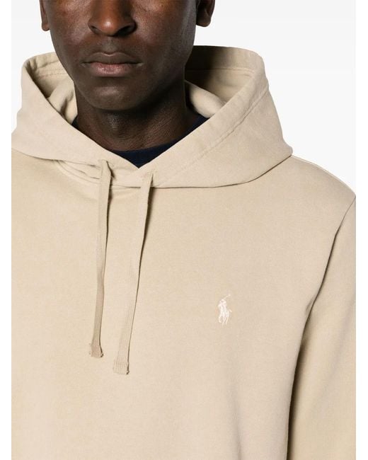 Polo Ralph Lauren Natural Logo Embroidery Sweatshirt for men