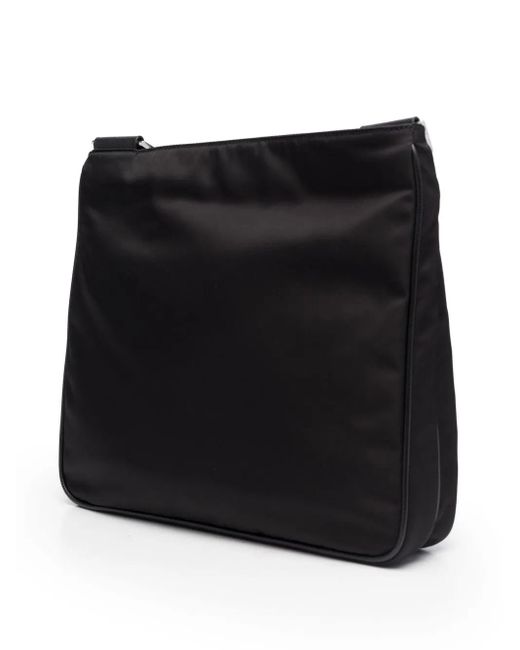 Prada Black Re-Nylon And Saffiano Shoulder Bag