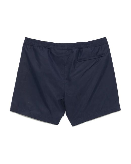 Sunspel Blue Drawstring Swim Shorts for men
