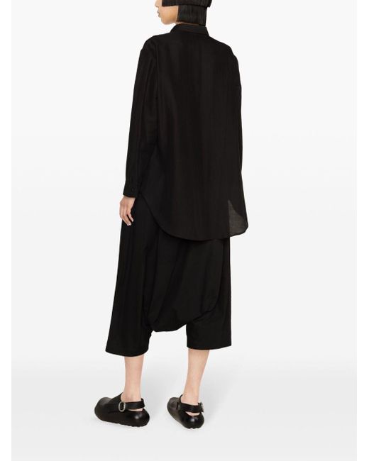 Yohji Yamamoto High Waist Shorts in het Black