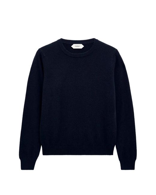 Pringle of Scotland Blue Crew-Neck Cashmere Sweater