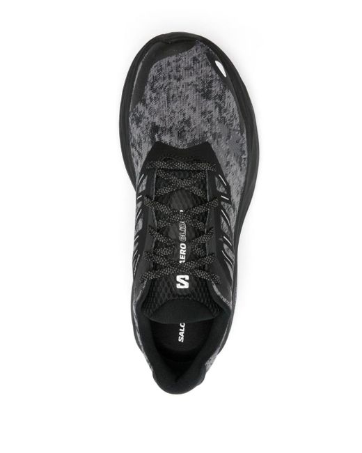 Salomon Schwarze mesh panel sneakers in Black für Herren