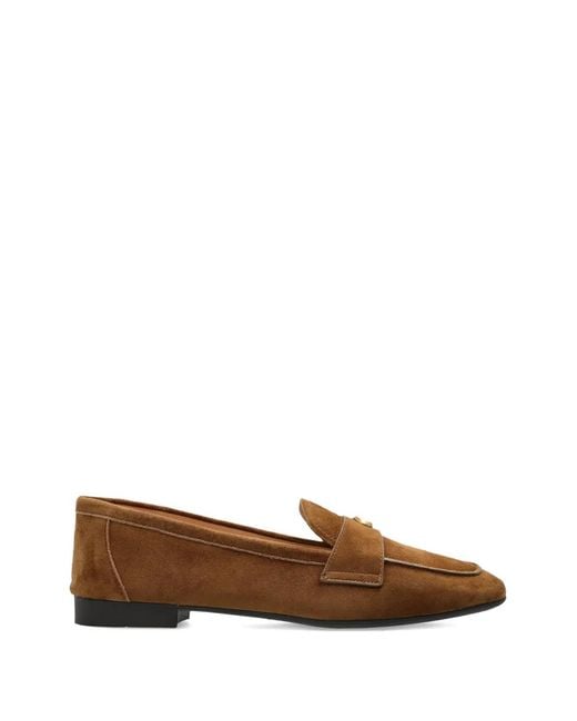 COACH Brown Penny-Strap Loafers