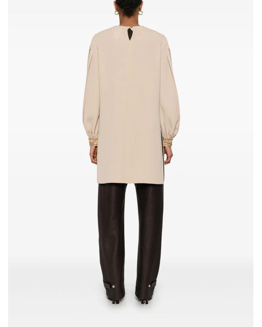Blusa Quadro Max Mara de color Natural