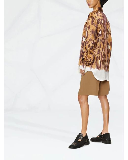 Marni Multicolor Wild Bunch Print Satin
