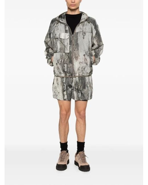 RC Outdoor Supply Gray Printed Jacket for men