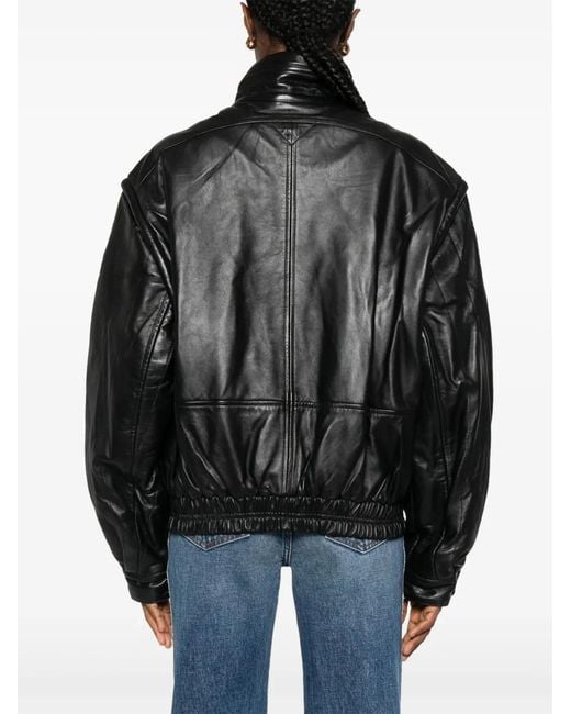Isabel Marant Black Leather "Carole" Jacket