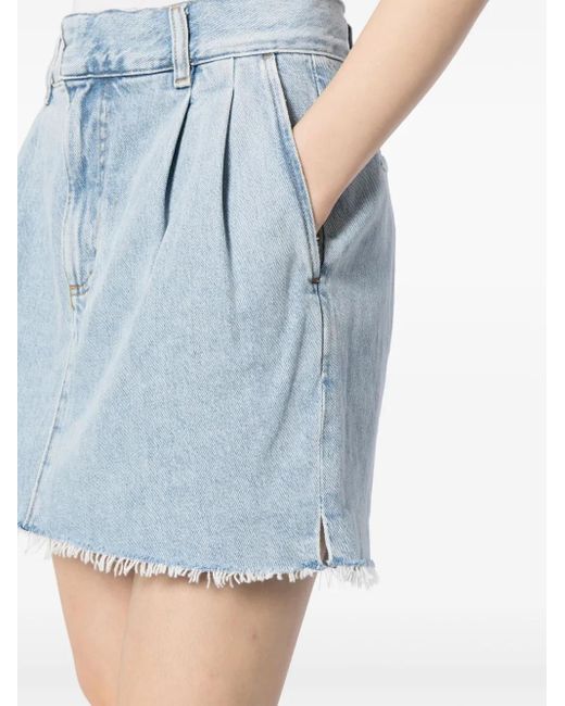 Agolde Denim Mini-Rok in het Blue