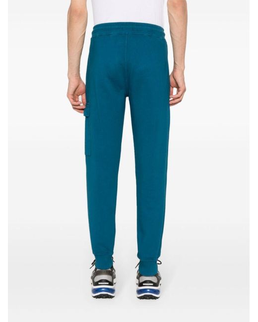 Pantaloni sportivi con applicazione di C P Company in Blue da Uomo