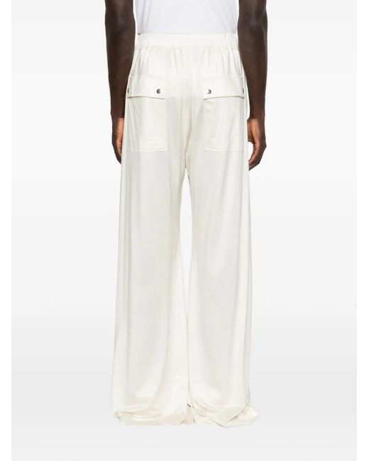 Rick Owens White Pantalon Geth Belas À Lien De Resserrage for men