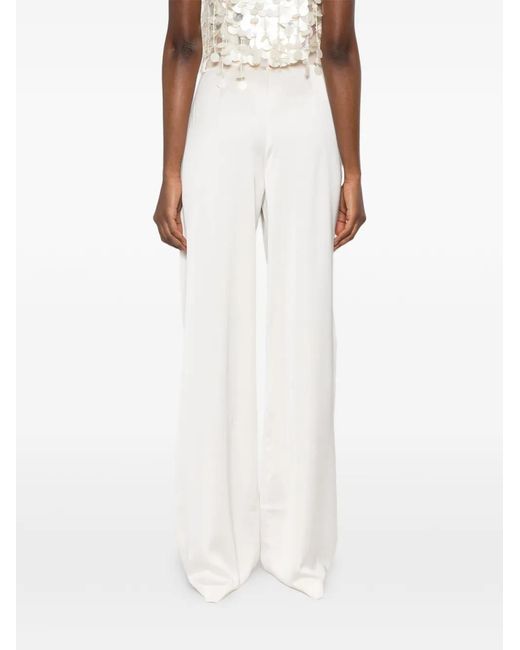 ANDAMANE White Pleated Trousers