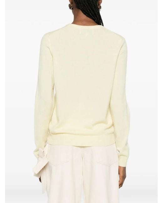 Pull À Col Rond Bompard en coloris Natural