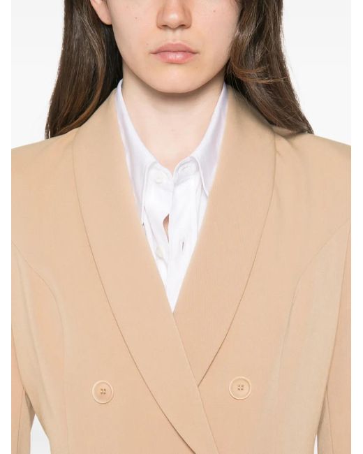 Jijil Natural Double-Breasted Coat