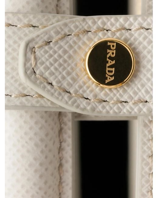 Prada Natural Galleria Medium Saffiano Leather Bag