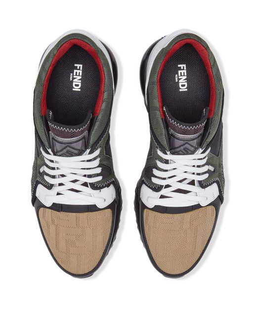 fendi fabric sneakers