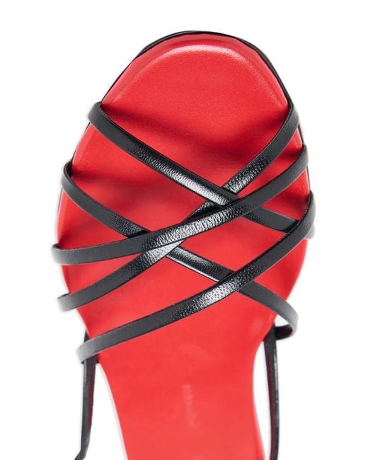 Proenza Schouler Red Uma Slingback Sandals