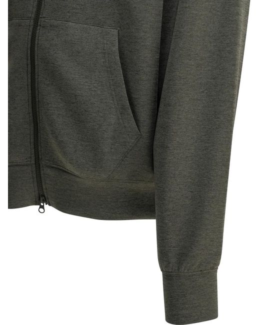 Daiwa Pier39 Gray Zip-Up Hoodie for men