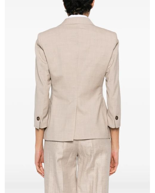 Tagliatore Natural Peak-Lapel Blazer