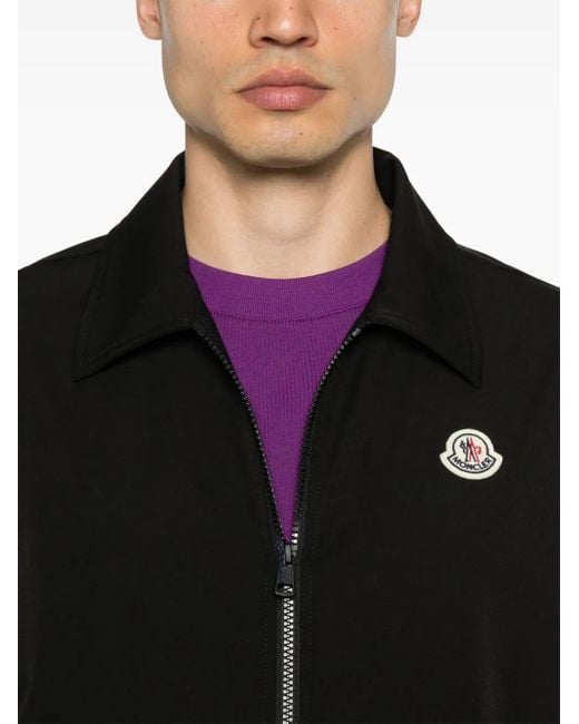 Moncler Black Coats for men