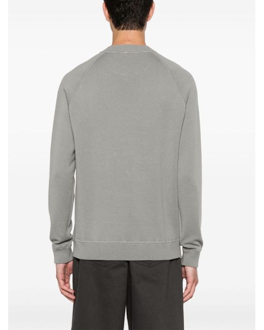 Boglioli Gray Seam-detail Sweatshirt for men