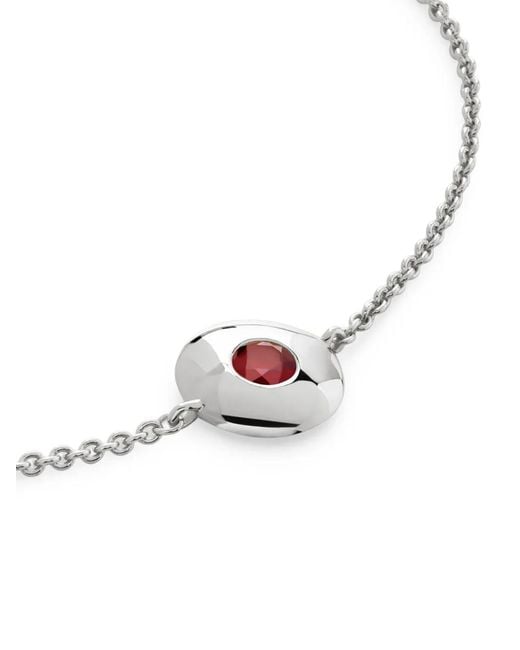 Monica Vinader White January Birthstone Bracelet