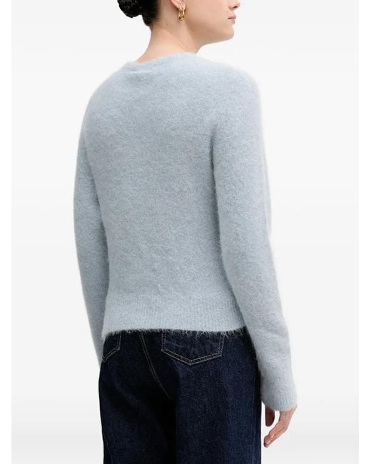 Sandro Ferrone Blue Buttoned Cardigan