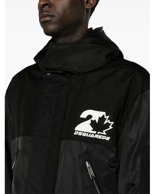 DSquared² Parka Met Capuchon in het Black voor heren