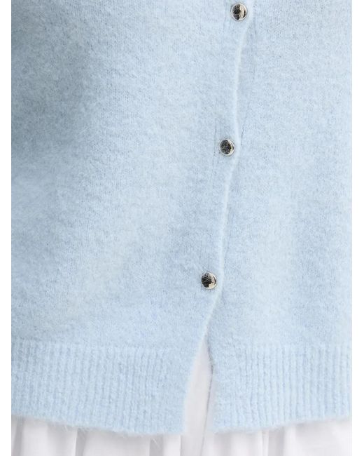 Ouí Blue Button-Up Cardigan